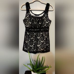 Maurices Black Lace Top